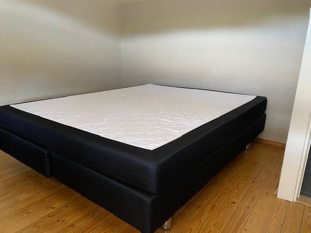 boxspring 160x200, Ophalen, Gebruikt, Zwart, Overige typen