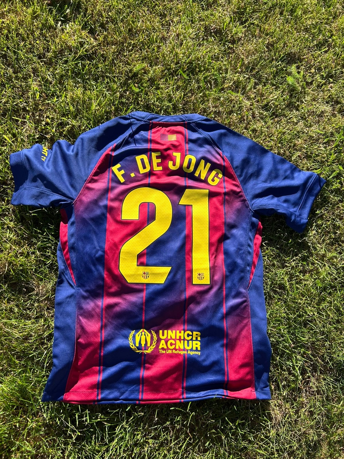 Barcelona 25/26 De Jong #21 Thuisshirt L Nieuw, Sport en Fitness, Voetbal, Ophalen of Verzenden, Zo goed als nieuw, Shirt
