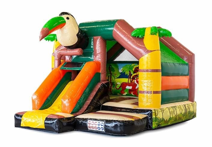Springkussen te huur €50 per dag, Ophalen, Zo goed als nieuw, Overige