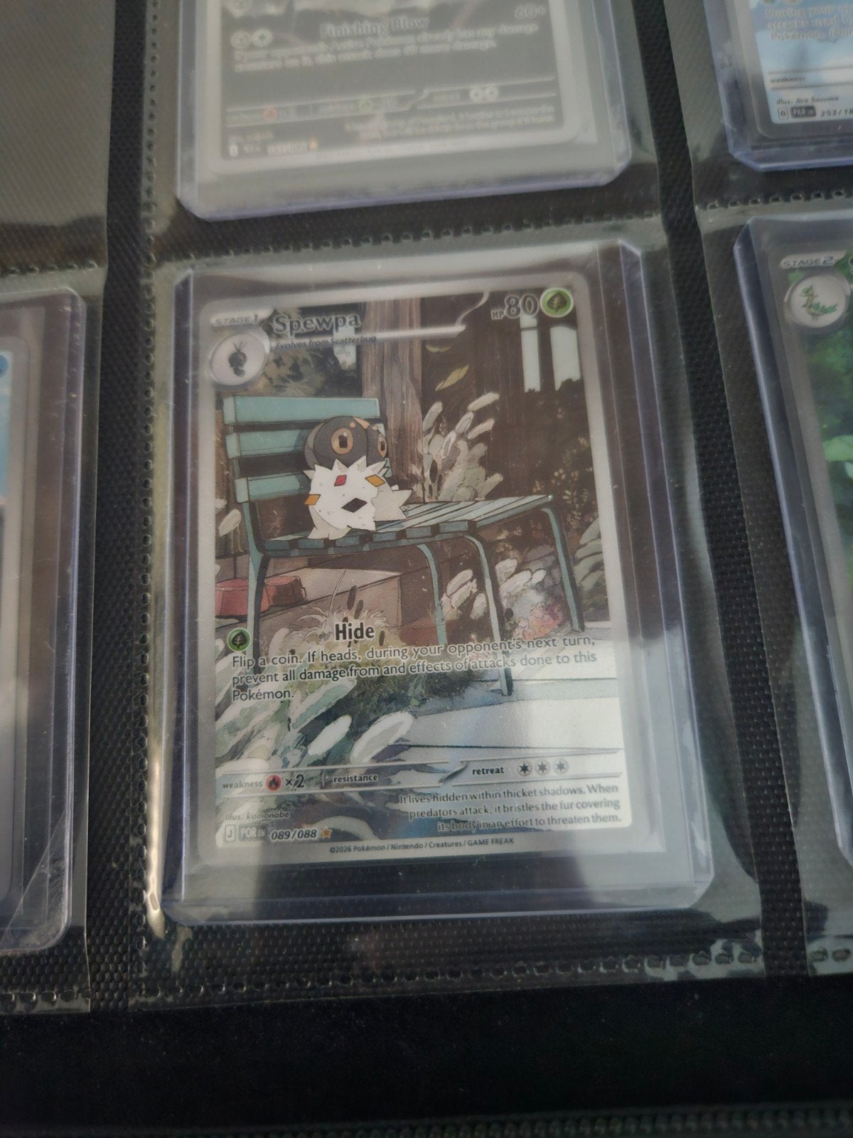 Pokemon Spewpa 089/088 Perfect Order, Ophalen of Verzenden, Zo goed als nieuw, Losse kaart, Foil