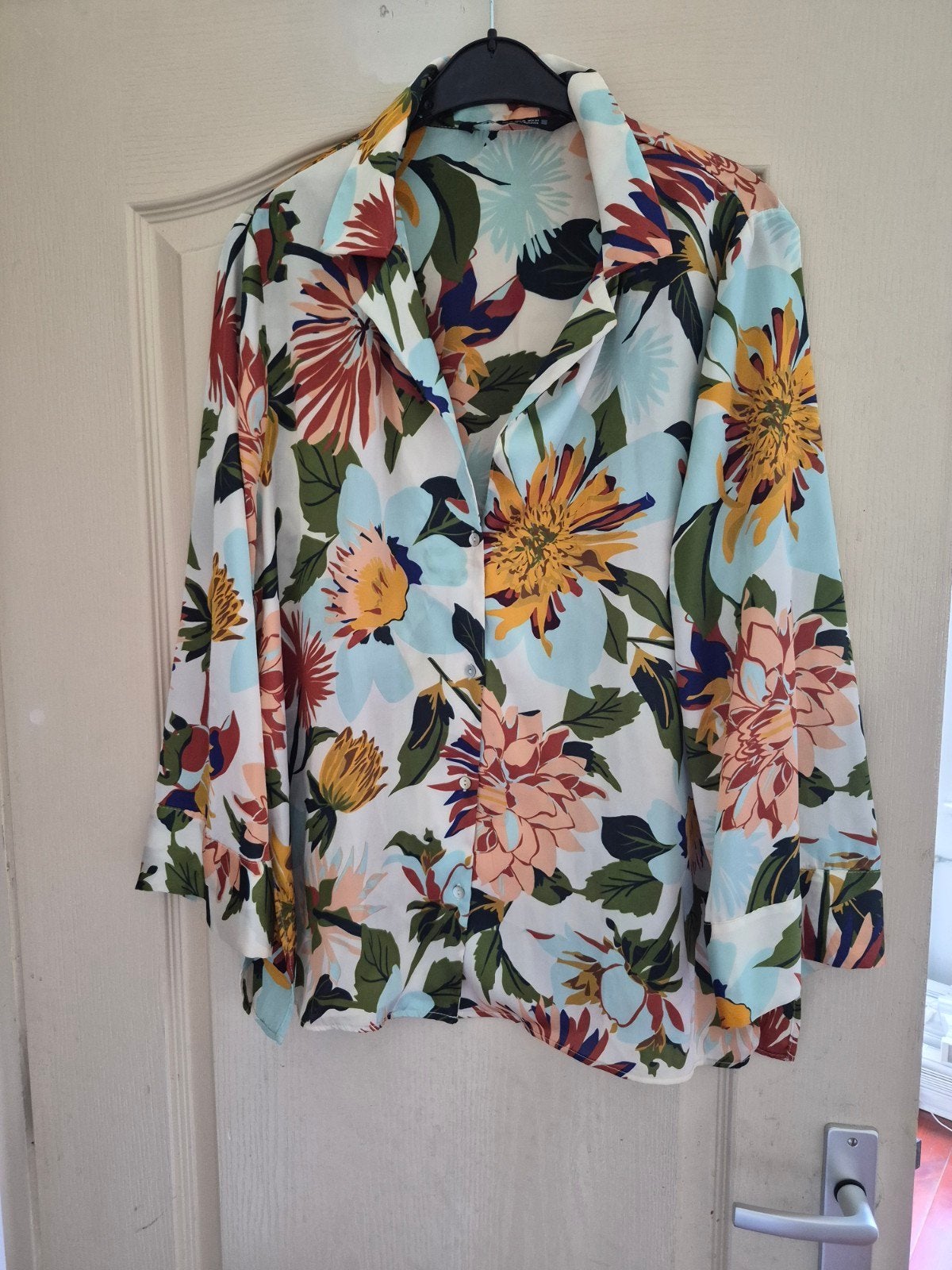 blouse maat XL merk zara, Ophalen of Verzenden, Zo goed als nieuw, Maat 46/48 (XL) of groter