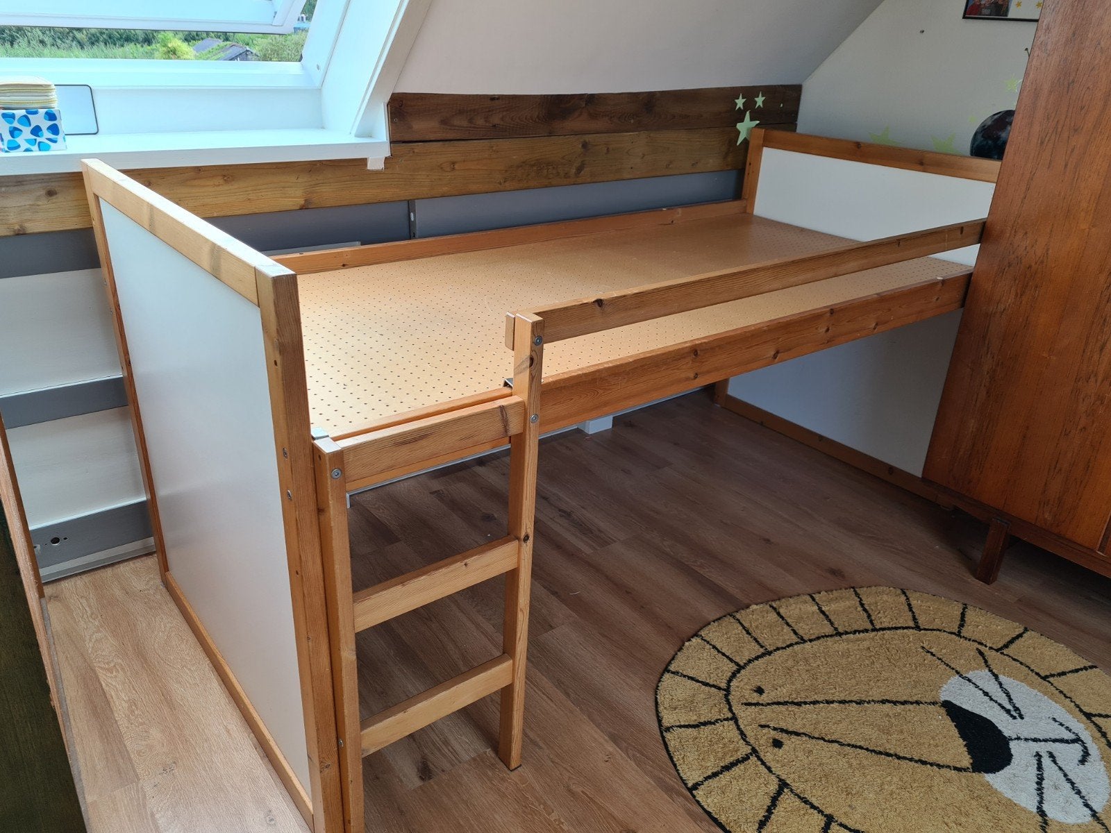 Pak je kans! half hoogslaper - matras maat 90x200cm, Ophalen, 85 tot 100 cm, Gebruikt, Hoogslaper of Stapelbed