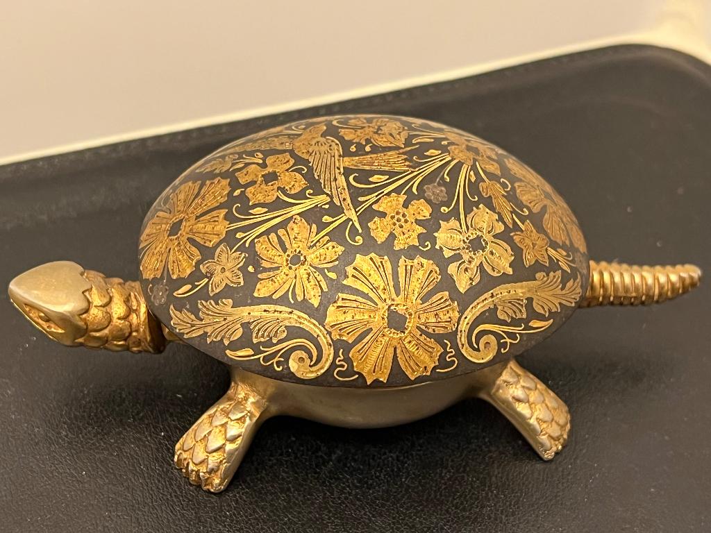Hotelbel Schildpad Eibar BOJ Espana Bureaubel, Antiek en Kunst, Ophalen of Verzenden