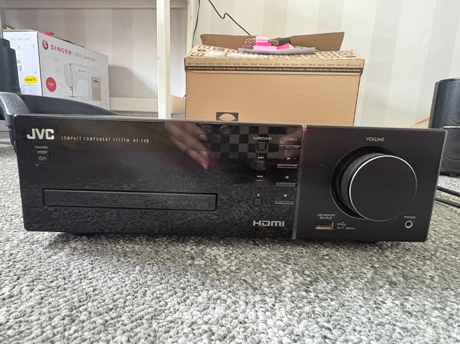 Jvc systeem met box, Ophalen, Zo goed als nieuw, JVC