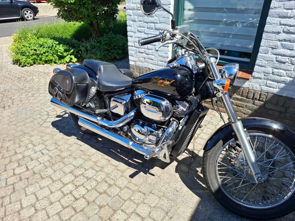 Honda Shadow 750 Chopper  (kan a2) met zijtassen, Ophalen