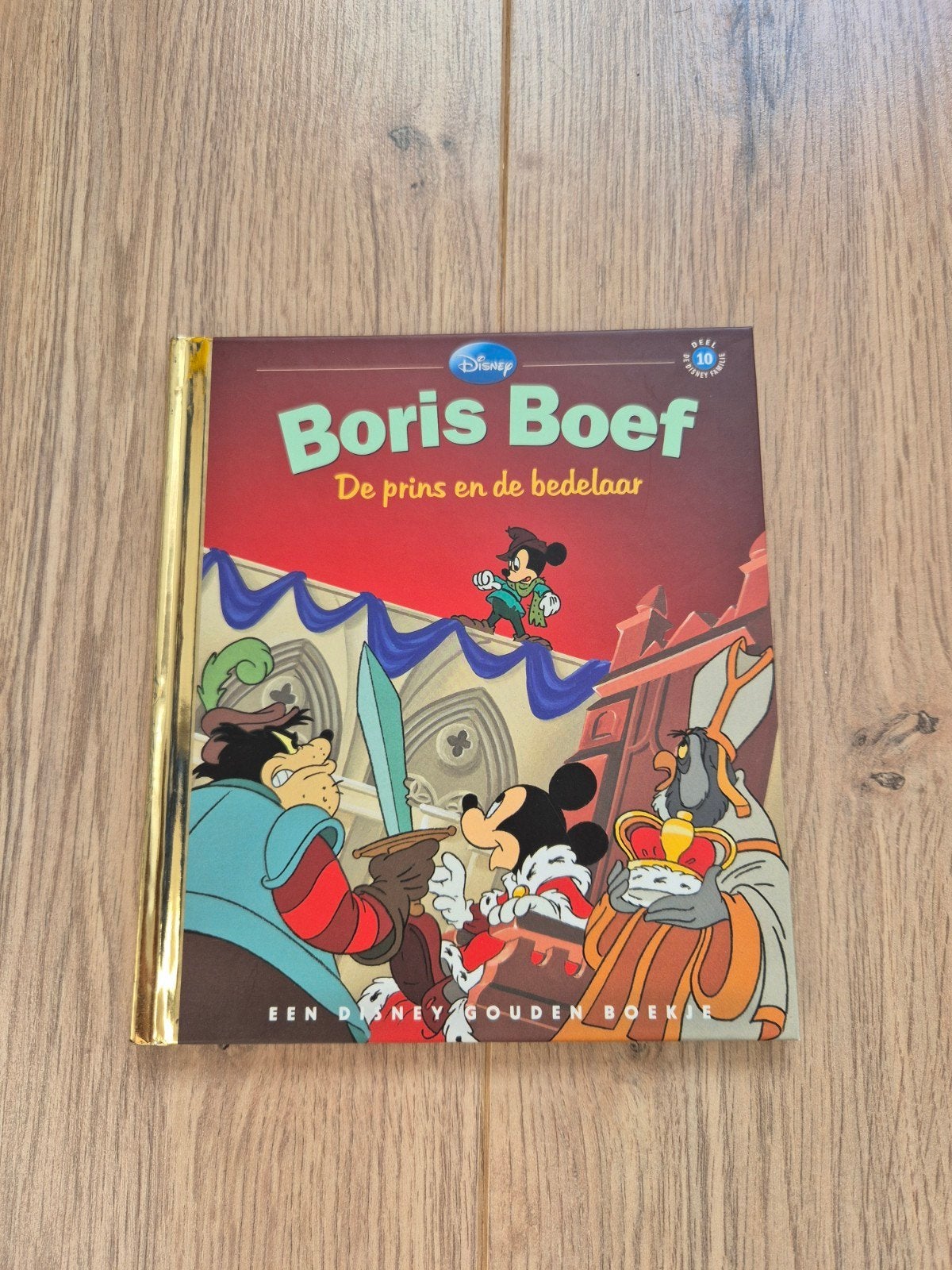 Disney Gouden Boekje: Boris Boef - De prins en de bedelaar, Ophalen of Verzenden, Walt Disney Company, Sprookjes