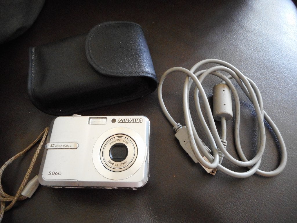 Samsung s860 digitale fotocamera, Gebruikt, Compact, 8 Megapixel, Ophalen of Verzenden