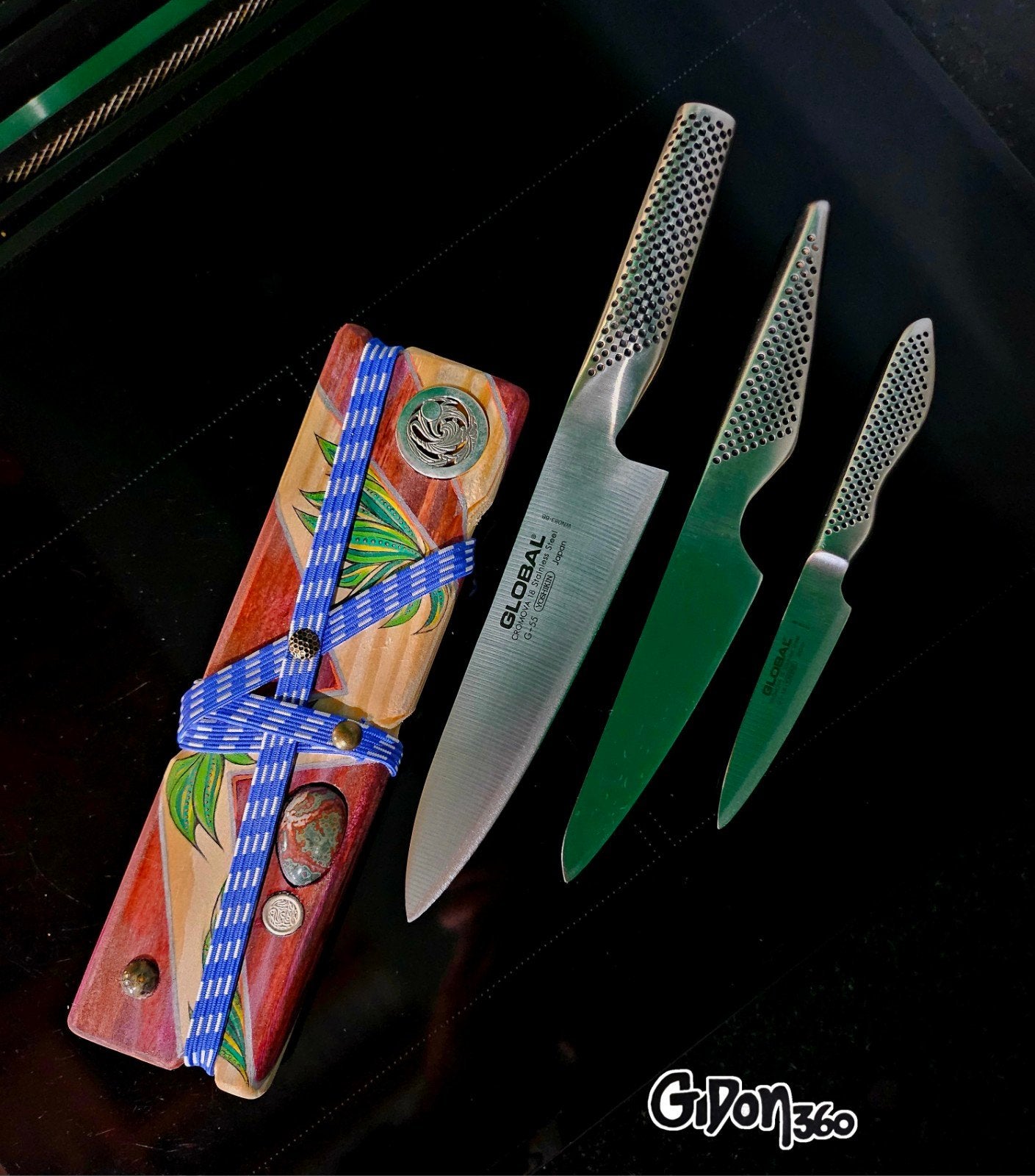 Mesblok, Chef knife, One of a kind., Verzenden