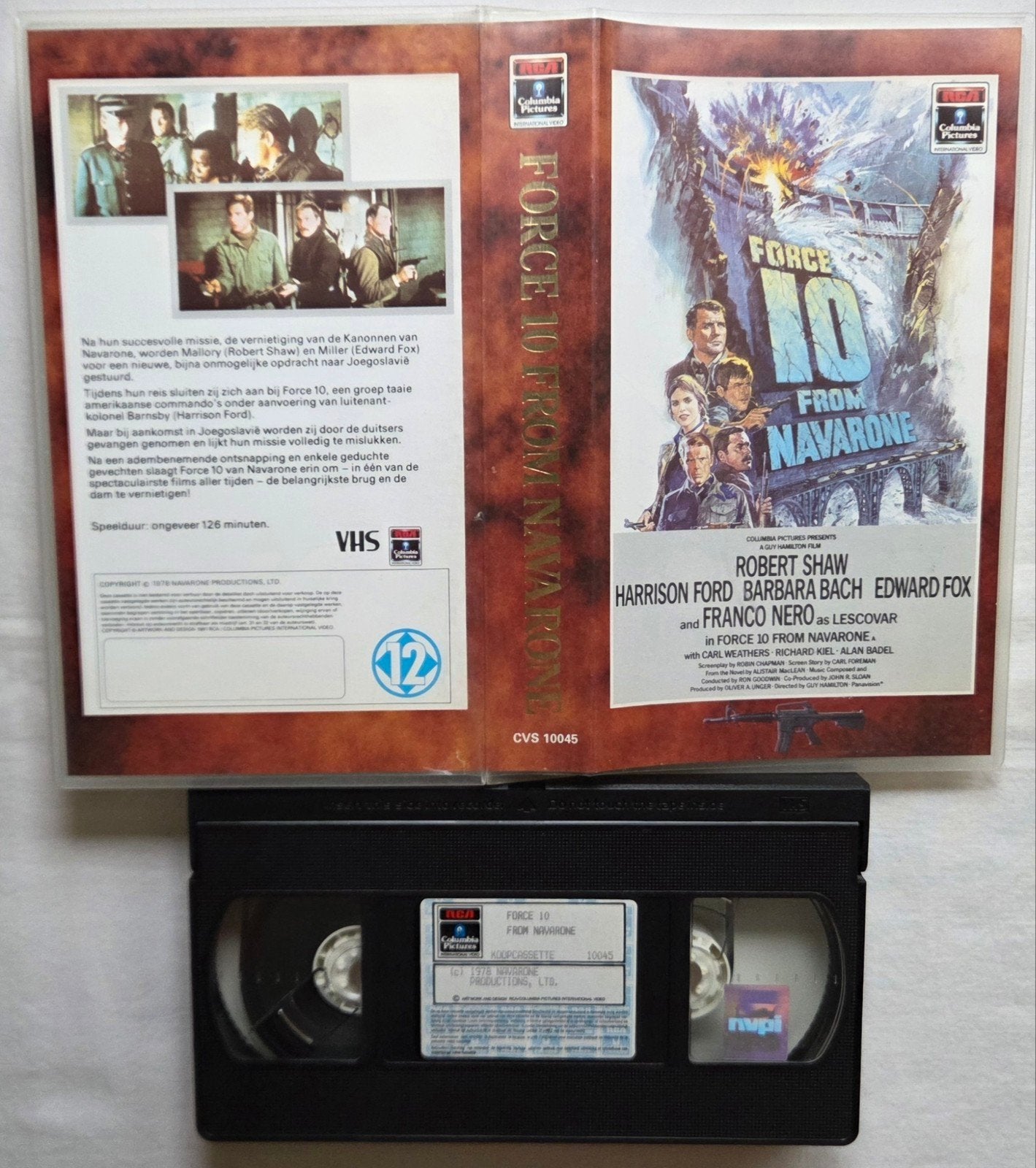 Force 10 From Navarone VHS Actie/Oorlog, Vanaf 16 jaar, Ophalen of Verzenden, Zo goed als nieuw, Actie en Avontuur