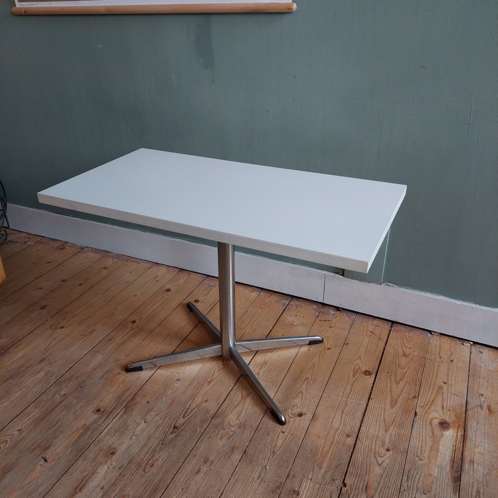 Lucky Vintage seventies audio of TV tafel draaibaar chroom, Ophalen, Gebruikt, 50 tot 100 cm, .