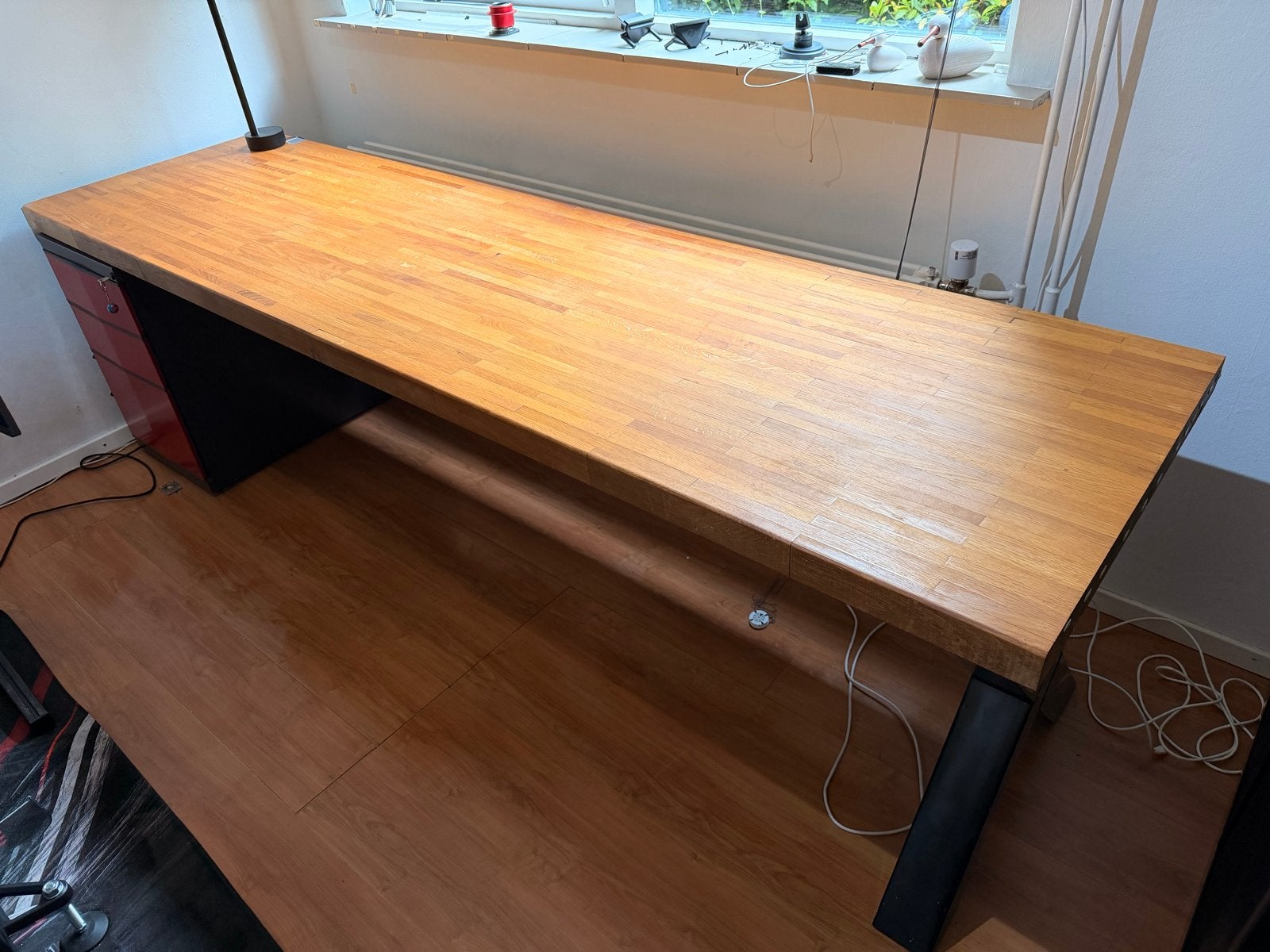 Bureau met super werkblad, Ophalen of Verzenden, Gebruikt