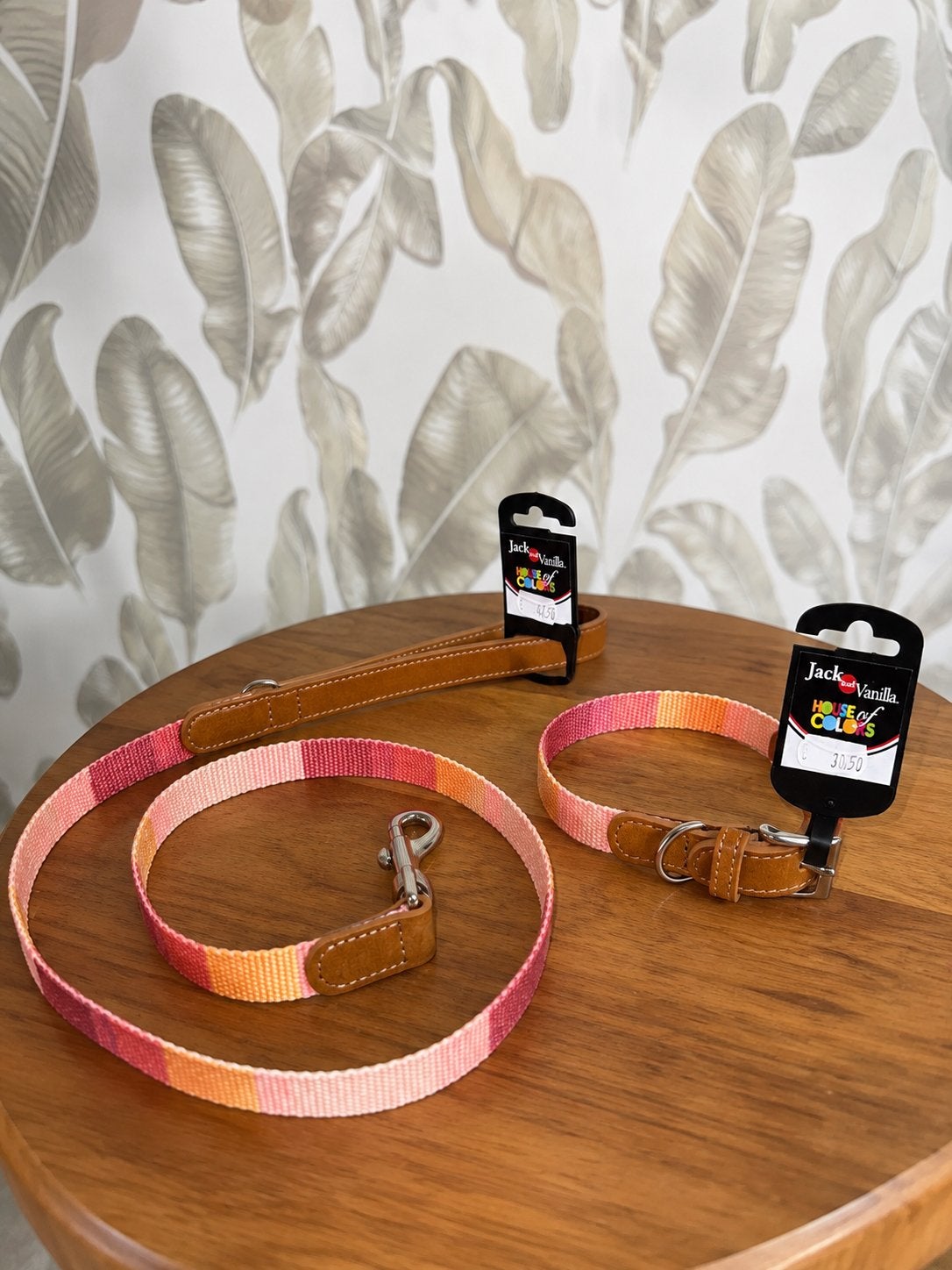 Jack & Vanilla Ibiza – Halsband + Riem set nieuw !, Ophalen of Verzenden, Nieuw
