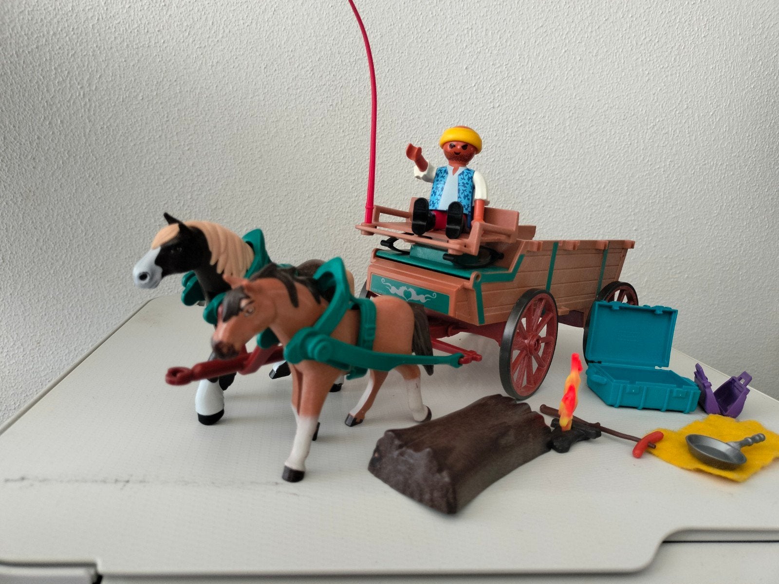 paarden koets Playmobil, Kinderen en Baby's, Ophalen of Verzenden, Zo goed als nieuw
