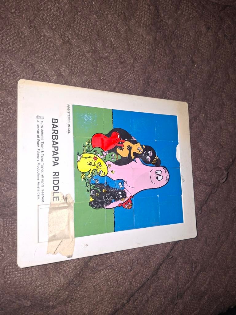 Barbapapa schuif puzzel, Ophalen of Verzenden