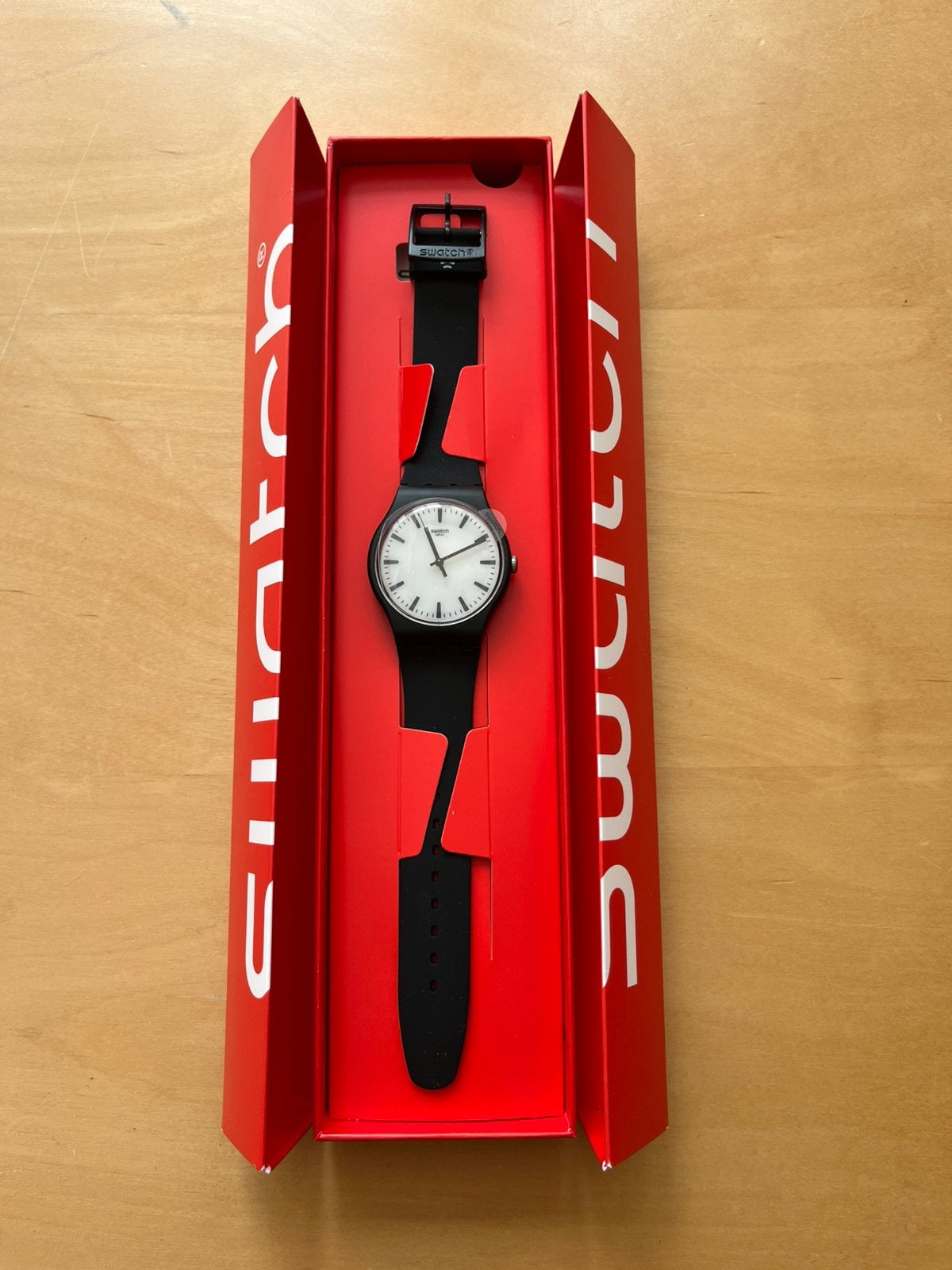 Swatch Horloge Nieuw in doos - Blackback Pay! (SVIB105-5300), Kunststof, Polshorloge, Swatch, Nieuw
