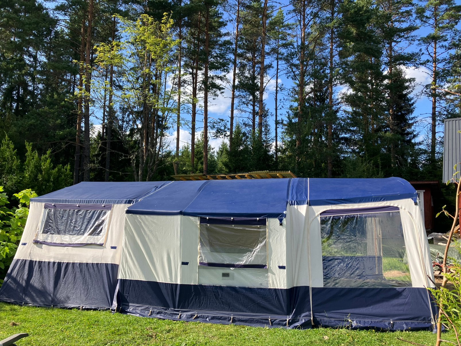 Vouwwagen Jamet Louisiana (6-8 pers)LET OP ophalen in Zweden, Ophalen, Campingtafel