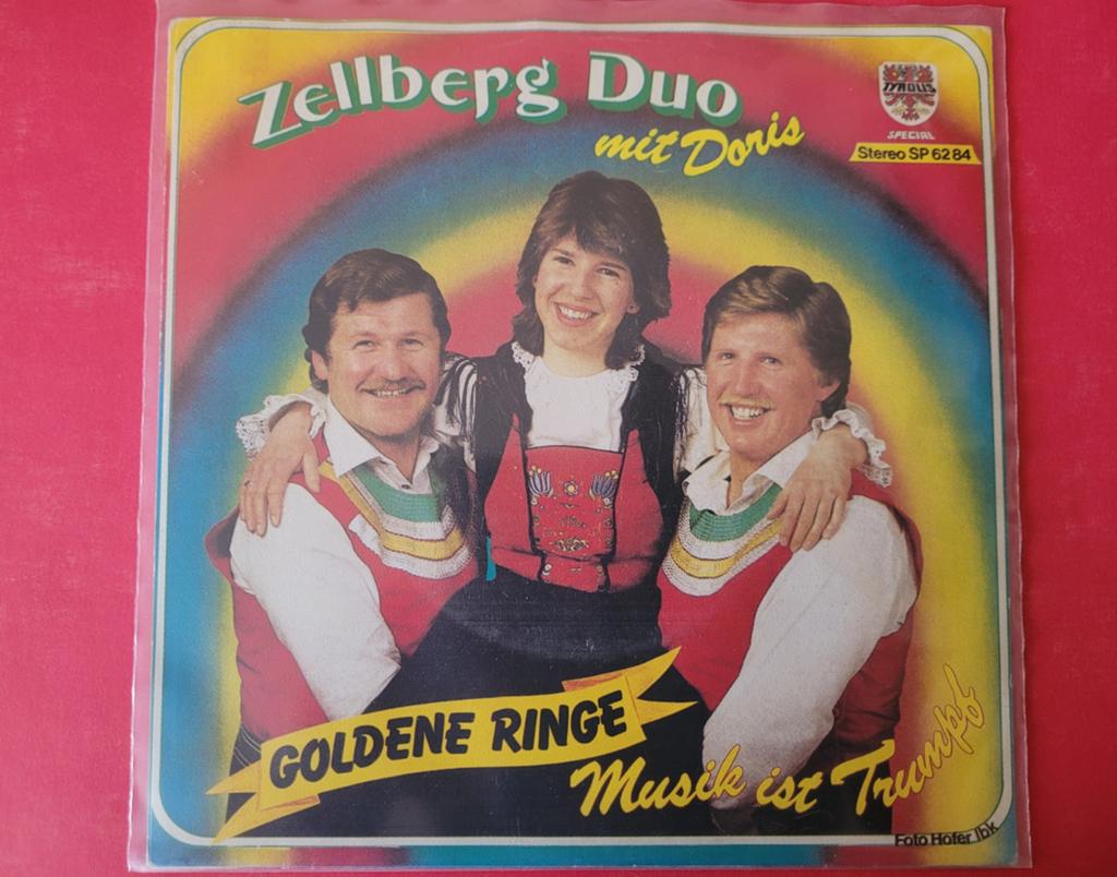 Zellberg Duo & Doris  - Golden ringe, Ophalen, Zo goed als nieuw, Overige formaten, Levenslied of Smartlap