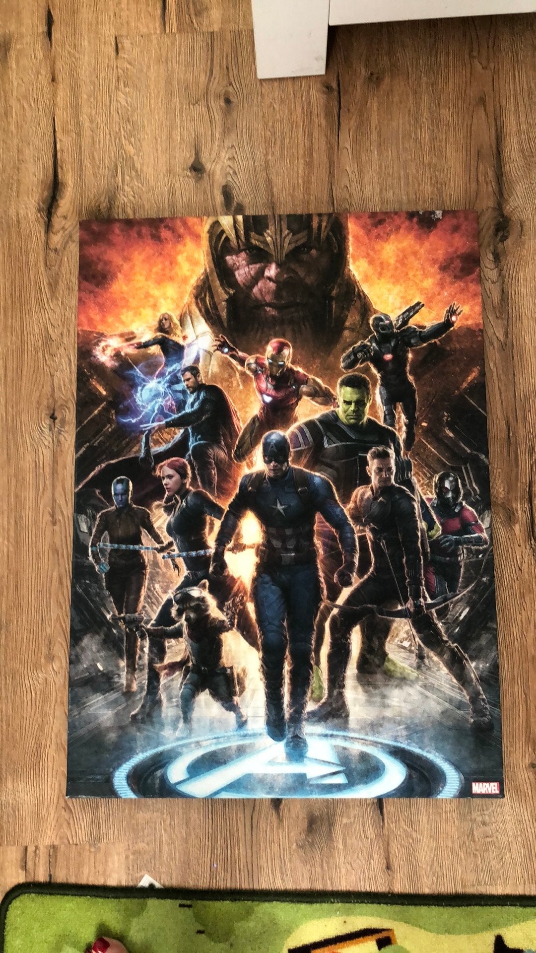 Marvel avengers canvas, Ophalen, Zo goed als nieuw, 50 tot 75 cm, Schilderij