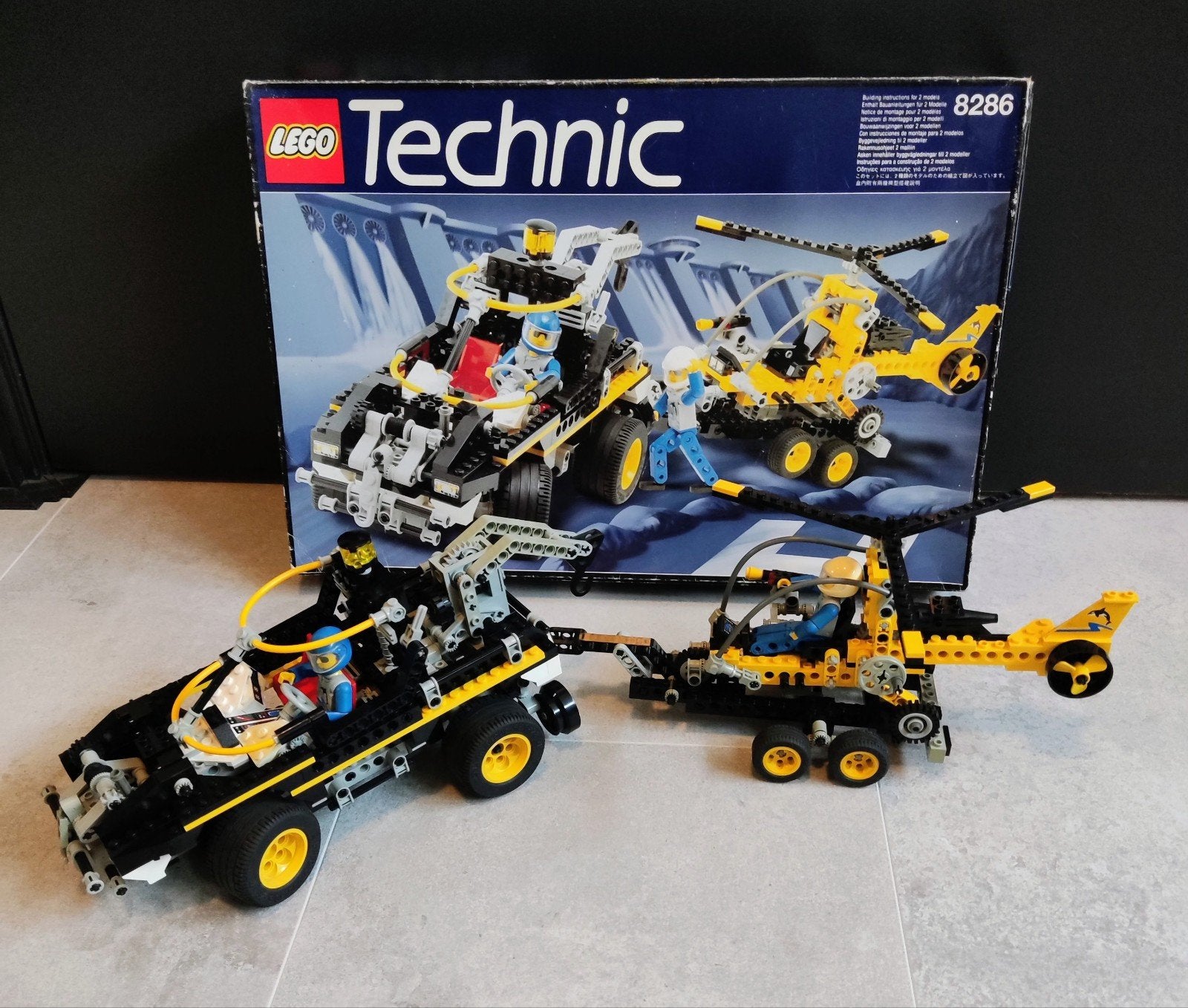 Lego Technic 8286: Quad Bike en Helikopter, Kinderen en Baby's, Speelgoed | Duplo en Lego, Compleet, Lego, Ophalen of Verzenden