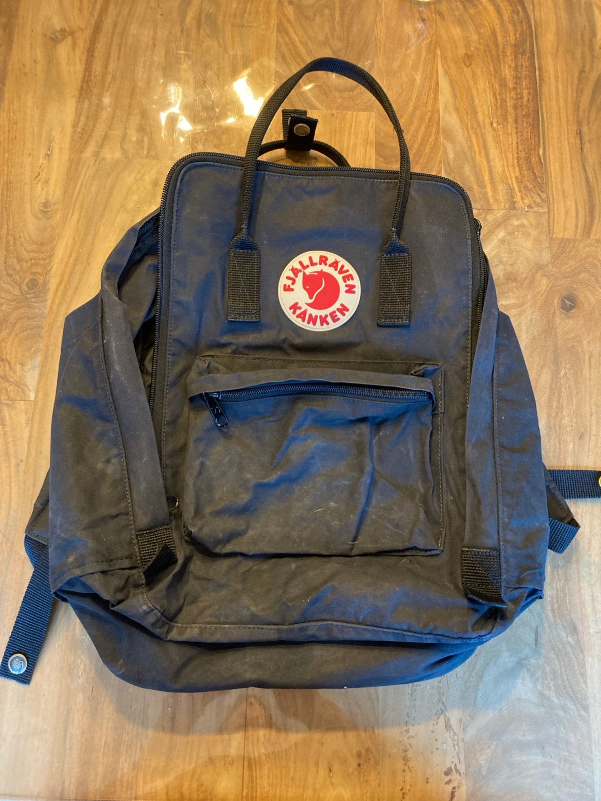 Fjällräven Kånken rugzak - Zwart, gebruikt, Overige merken, Gebruikt, 25 tot 40 cm, Ophalen of Verzenden