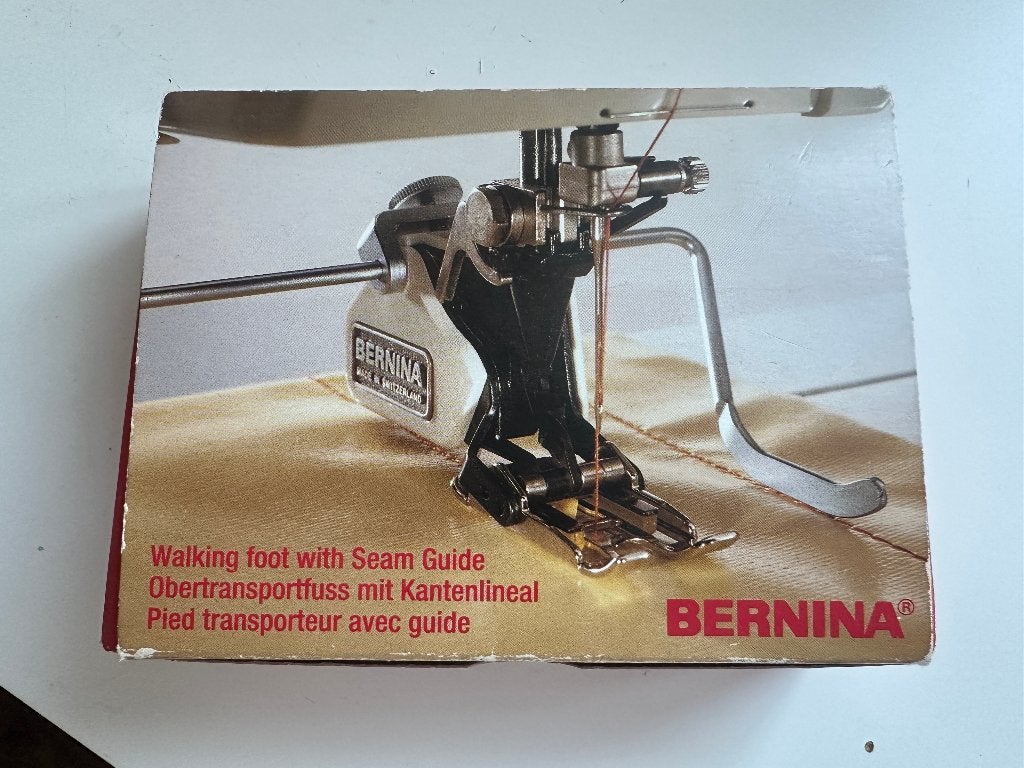 Bernina Walking Foot with Seam Guide (Old Style) – origineel, Gebruikt, Bernina, Ophalen of Verzenden, Naaimachine