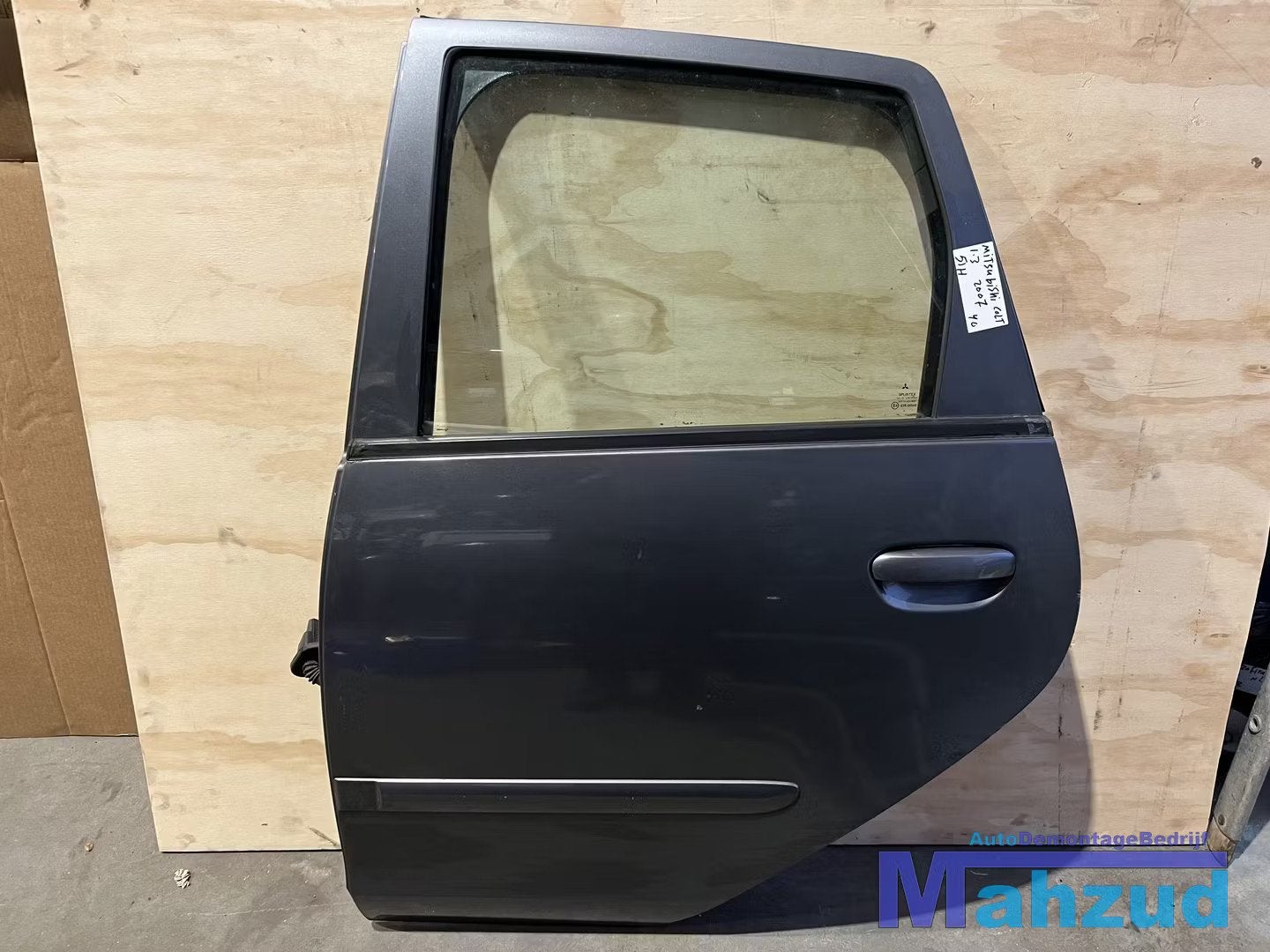 MITSUBISHI COLT 6 Grijs 51H Links achter deur portier 2002-2, Auto-onderdelen, Info@mitsubishi-motors.com, Gebruikt, Deur, Mitsubishi Motors Corporation