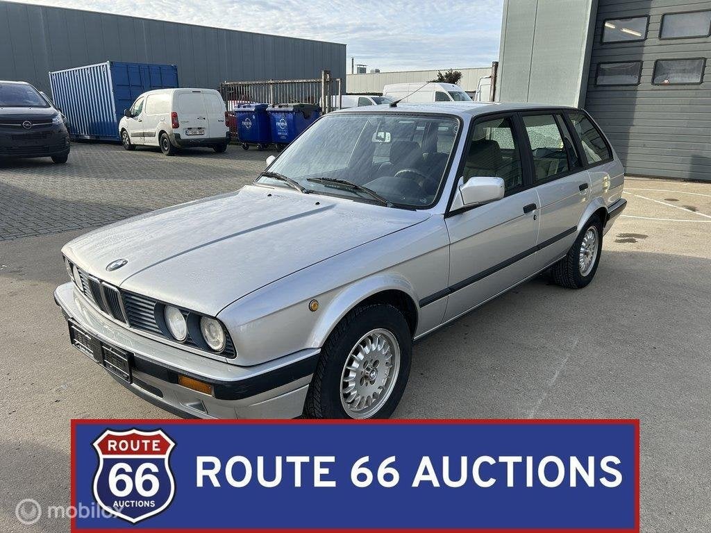 BMW 318i Touring | 1993 | Route 66 Auctions, Auto's, Overige carrosserieën, Zwart, Bedrijf, Handgeschakeld