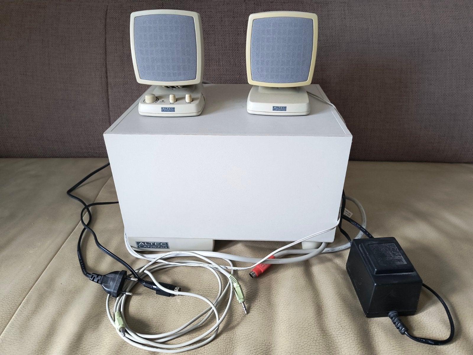 Altec Lansing ACS340 - complete set, Ophalen of Verzenden, Gebruikt, Audiokanaal 2.1, Altec Lansing