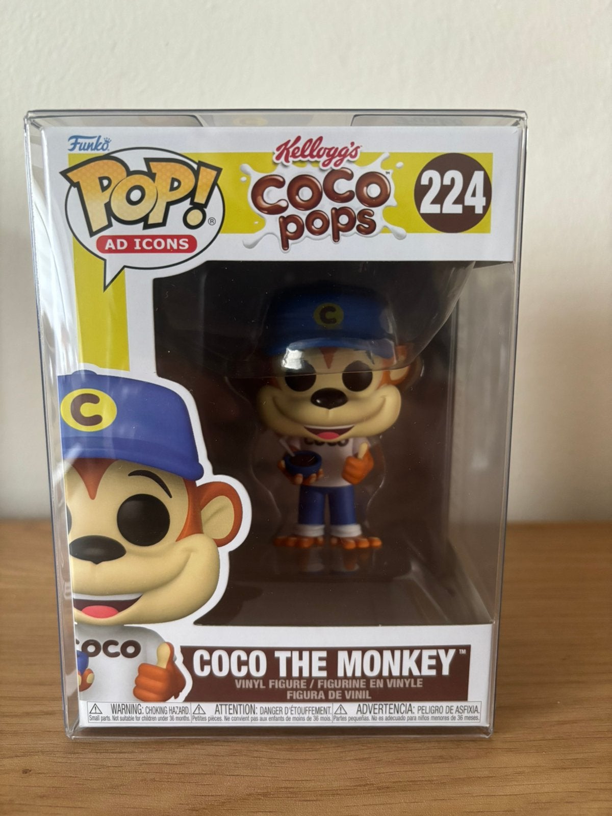 Coco the monkey Funko Pop 224 ad icons kellogg's coco pops, Ophalen of Verzenden, Nieuw
