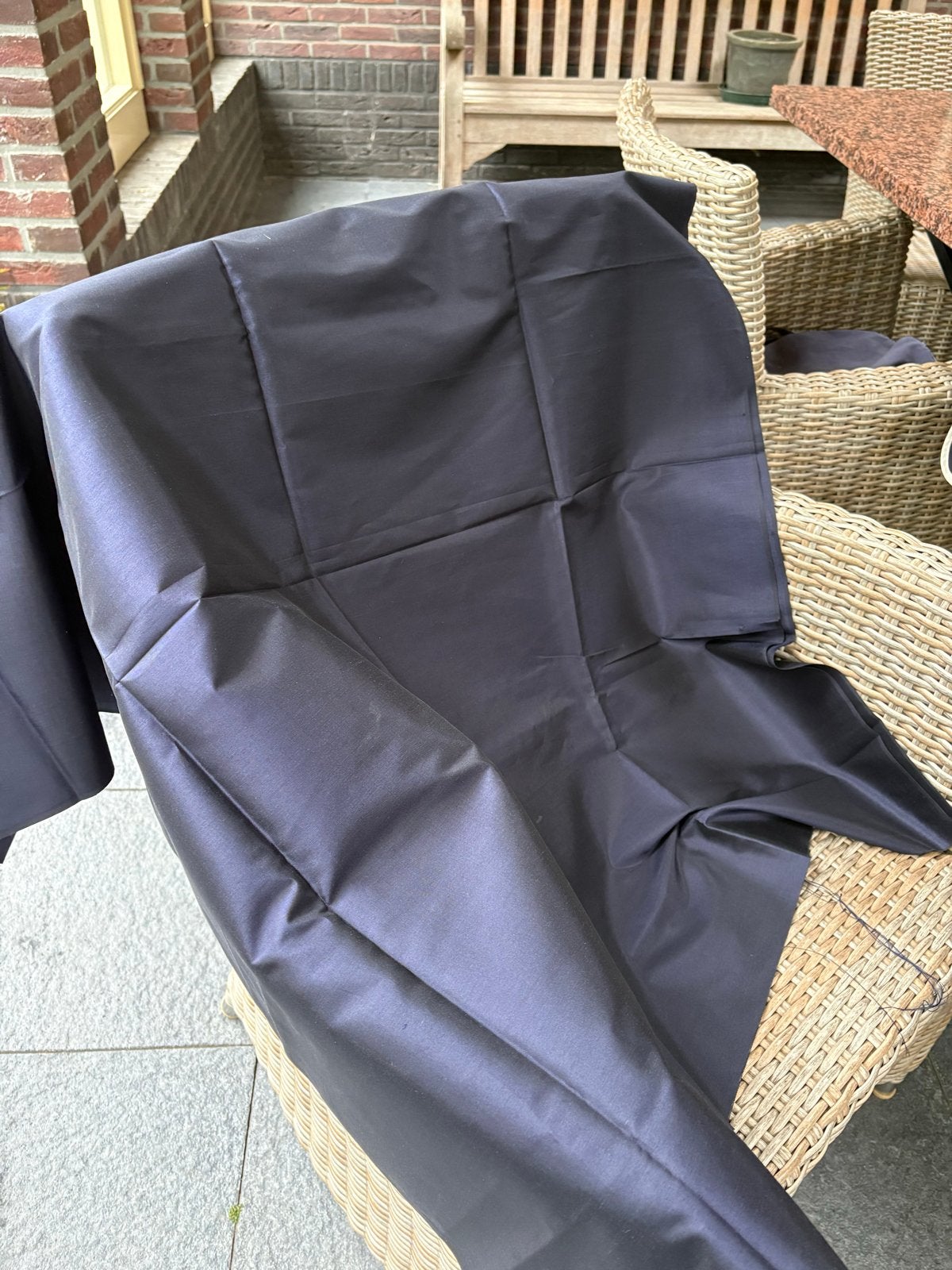 Prachtig nachtblauwe zijde, Blauw, Ophalen of Verzenden, 30 tot 120 cm, Nieuw