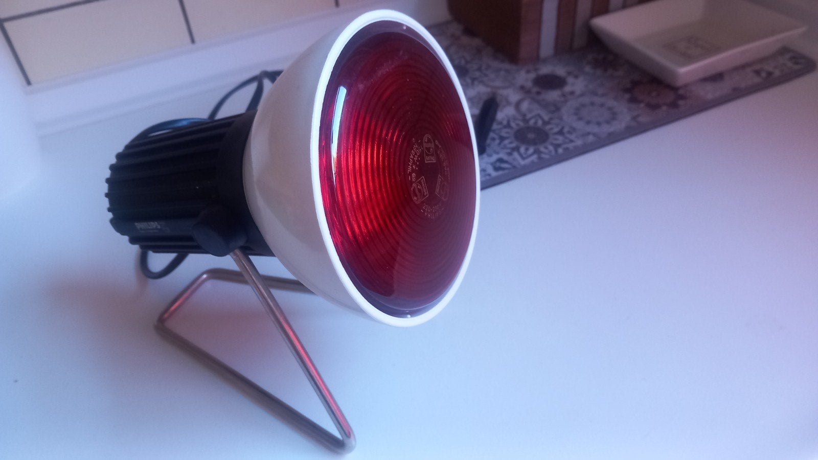 Philips Infrarood Warmtelamp, Ophalen, Zo goed als nieuw, Overige typen