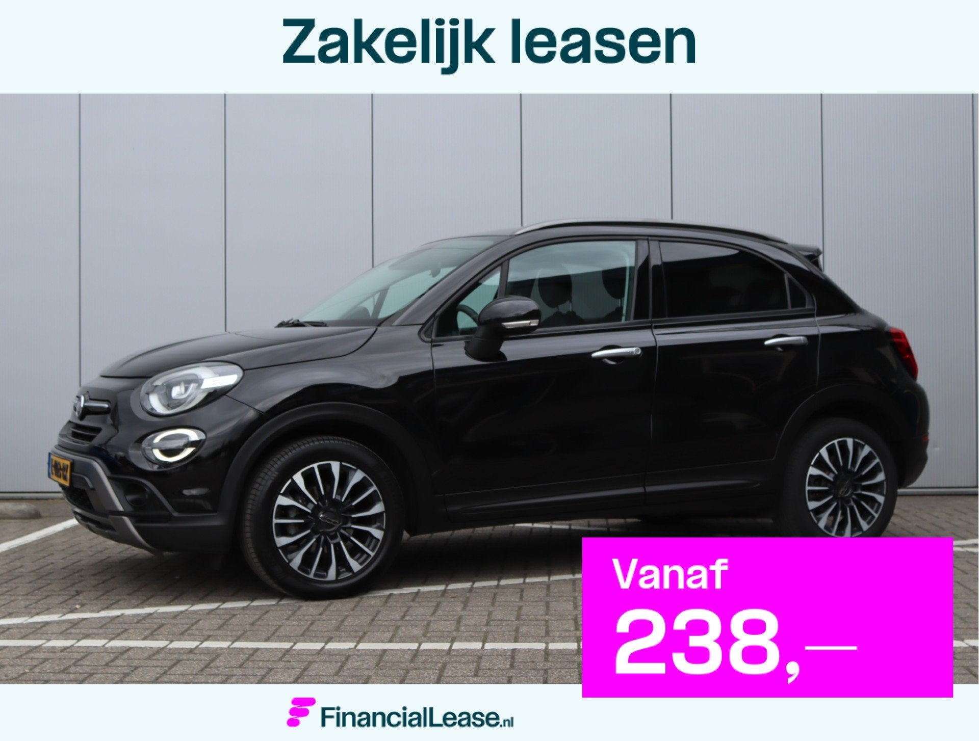 Fiat 500X 1.0 GSE Urban | Stoelverwarming | Navigatie | Came, Voorwielaandrijving, 12 maanden, Gebruikt, Zwart