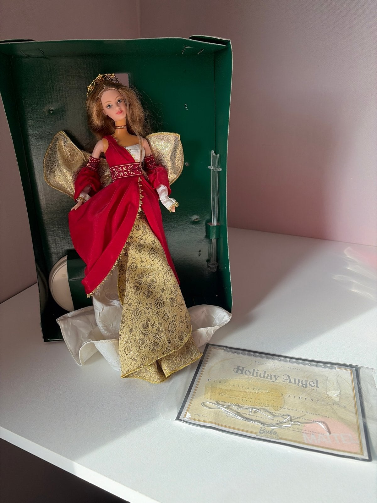 Barbie Holiday Angel Collector Edition pop, Ophalen, Zo goed als nieuw, Barbie