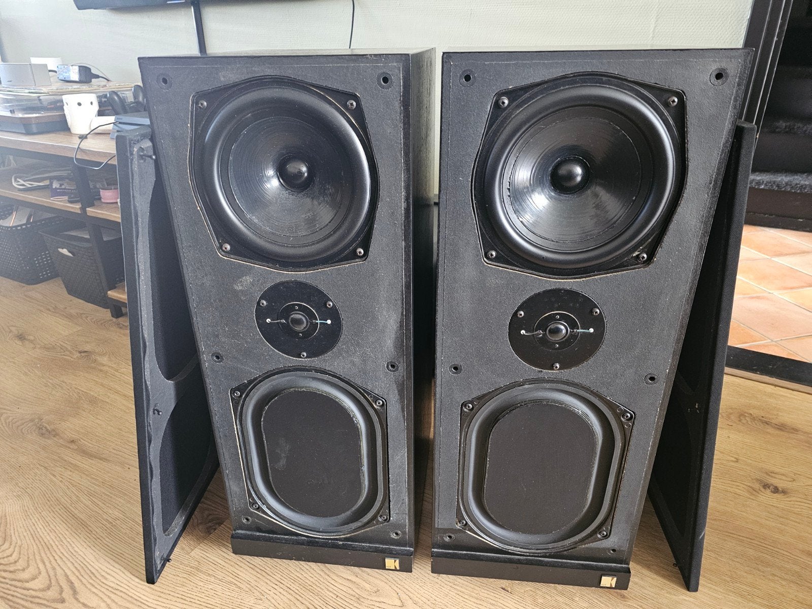 KEF calinda zeldzaam !, Ophalen, Gebruikt, Stereo speakers, KEF