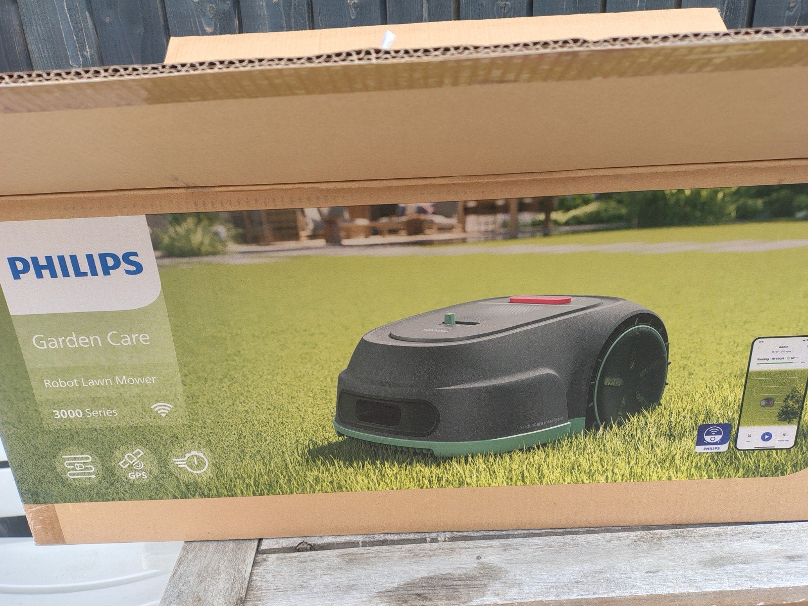 Philips robotmaaier 3000/10, Ophalen