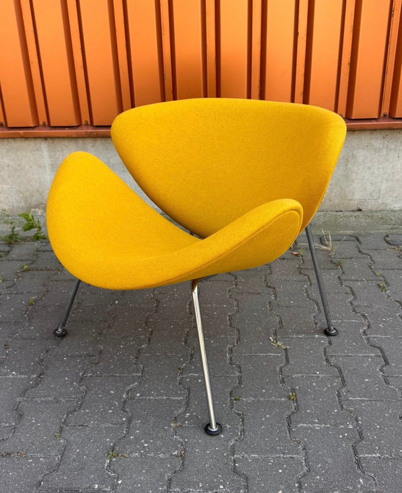 Artifort Orange Slice fauteuil F437 - Pierre Paulin, Ophalen, Luxe design, 75 tot 100 cm, Zo goed als nieuw