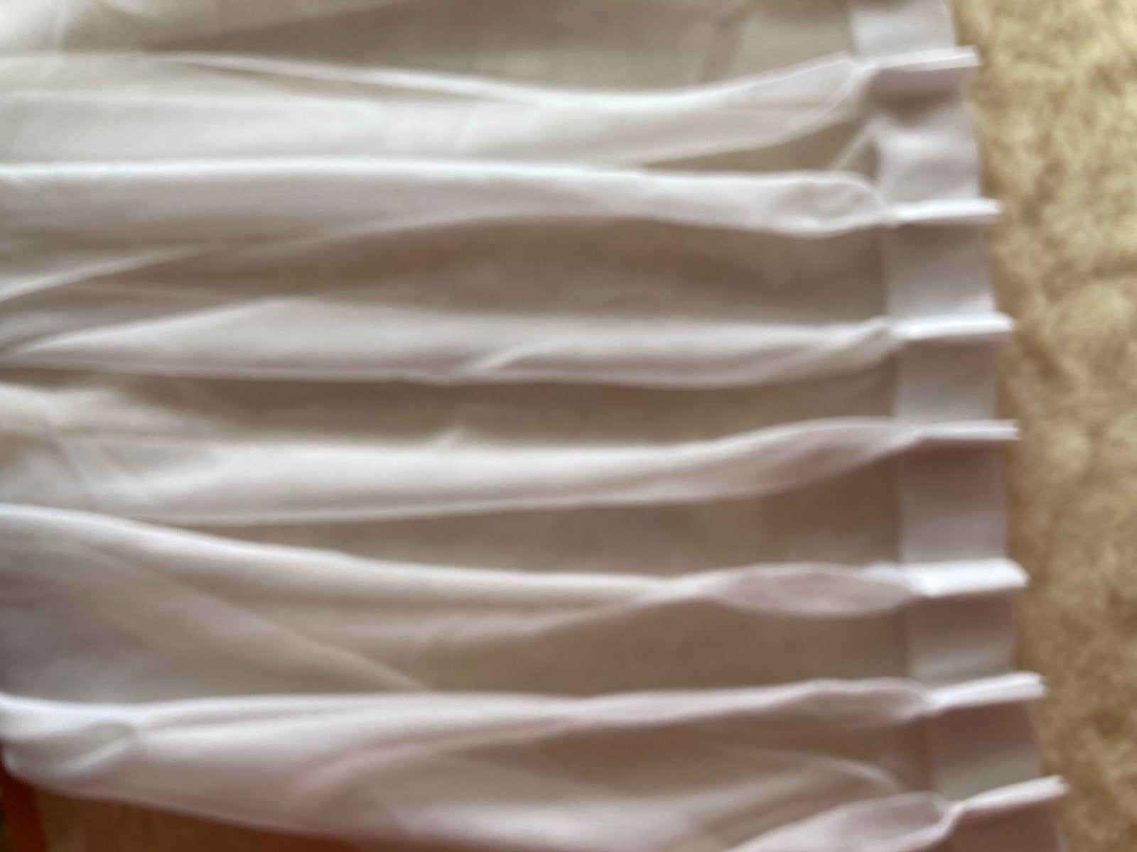 Witte vitrage 150x260cm, Ophalen of Verzenden, Gebruikt, Wit, Vitrage