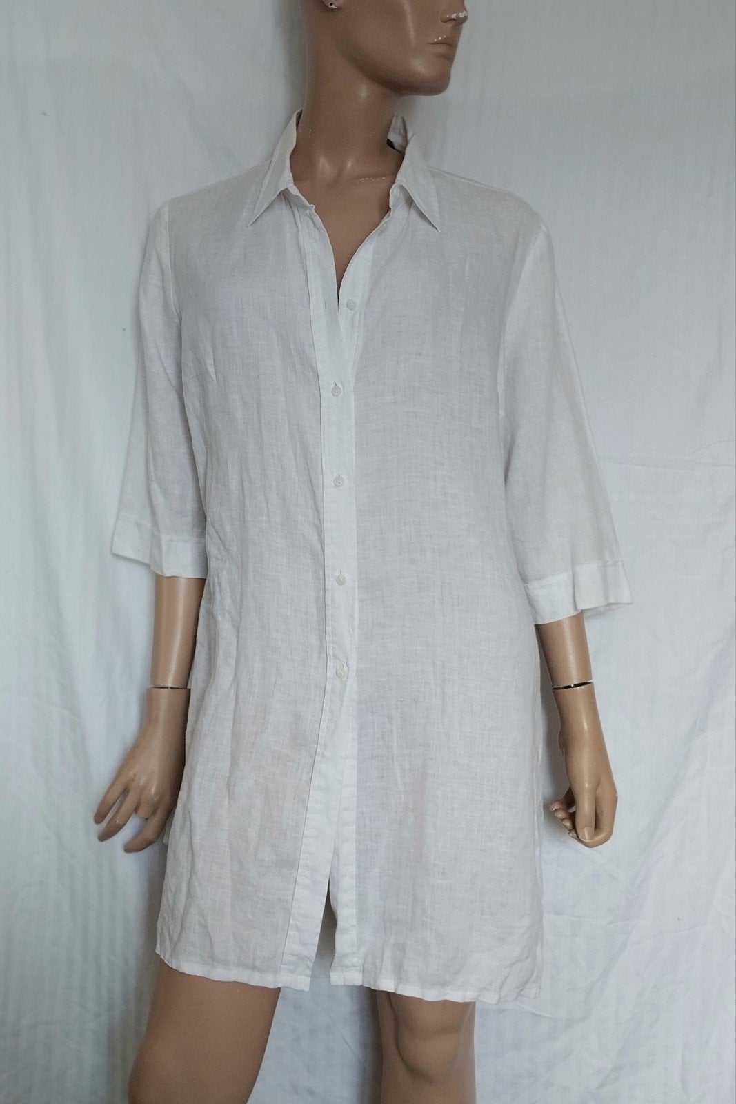 MARCO PECCI LINNEN Blouse,  Maat 44, Kleding | Dames, Blouses en Tunieken, Ophalen of Verzenden, Zo goed als nieuw, Maat 42/44 (L)