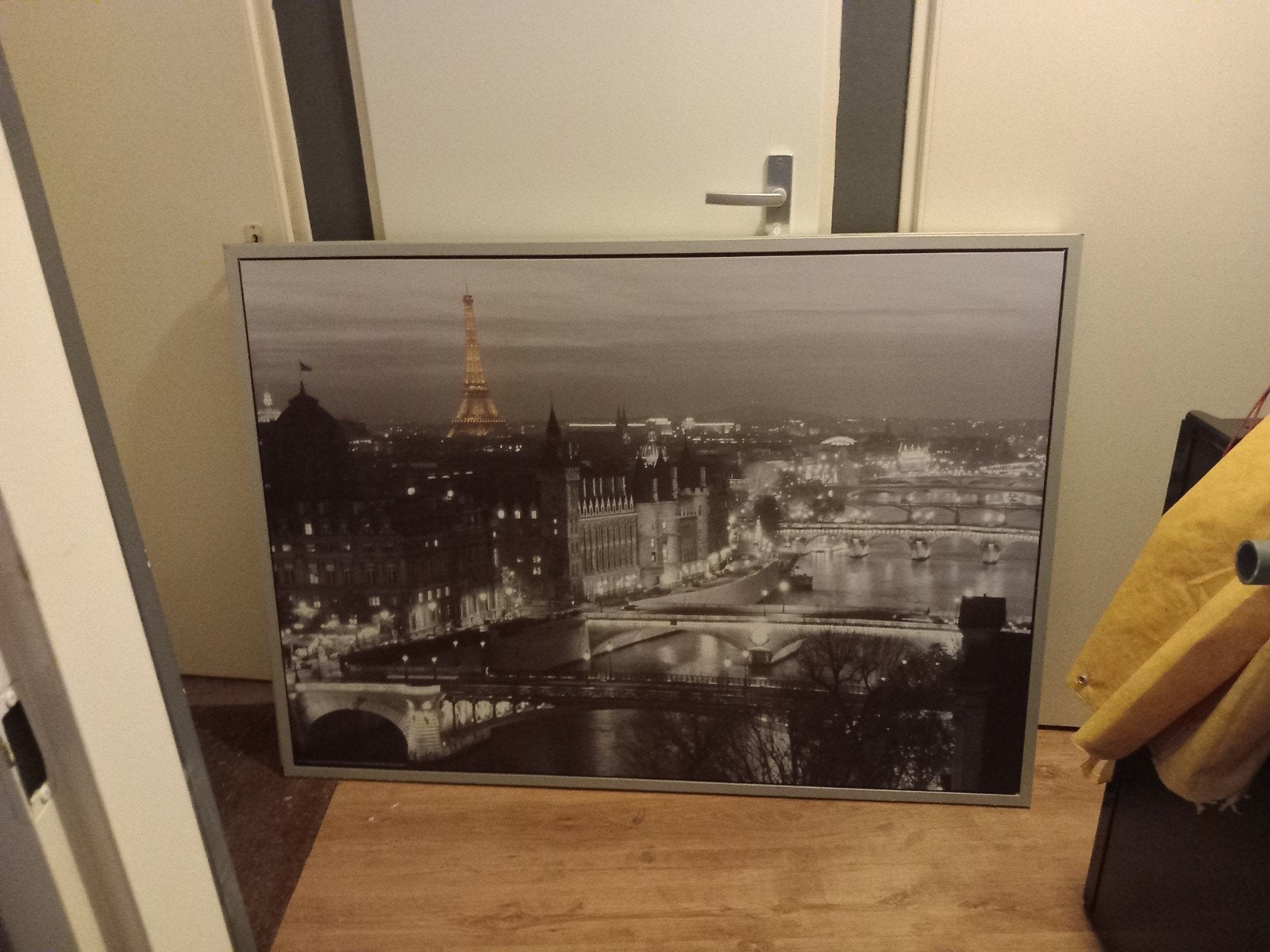 IKEA VILSHULT Parijs Eiffeltoren Canvas Schilderij, Huis en Inrichting, Woonaccessoires | Schilderijen, Tekeningen en Foto's, Gebruikt