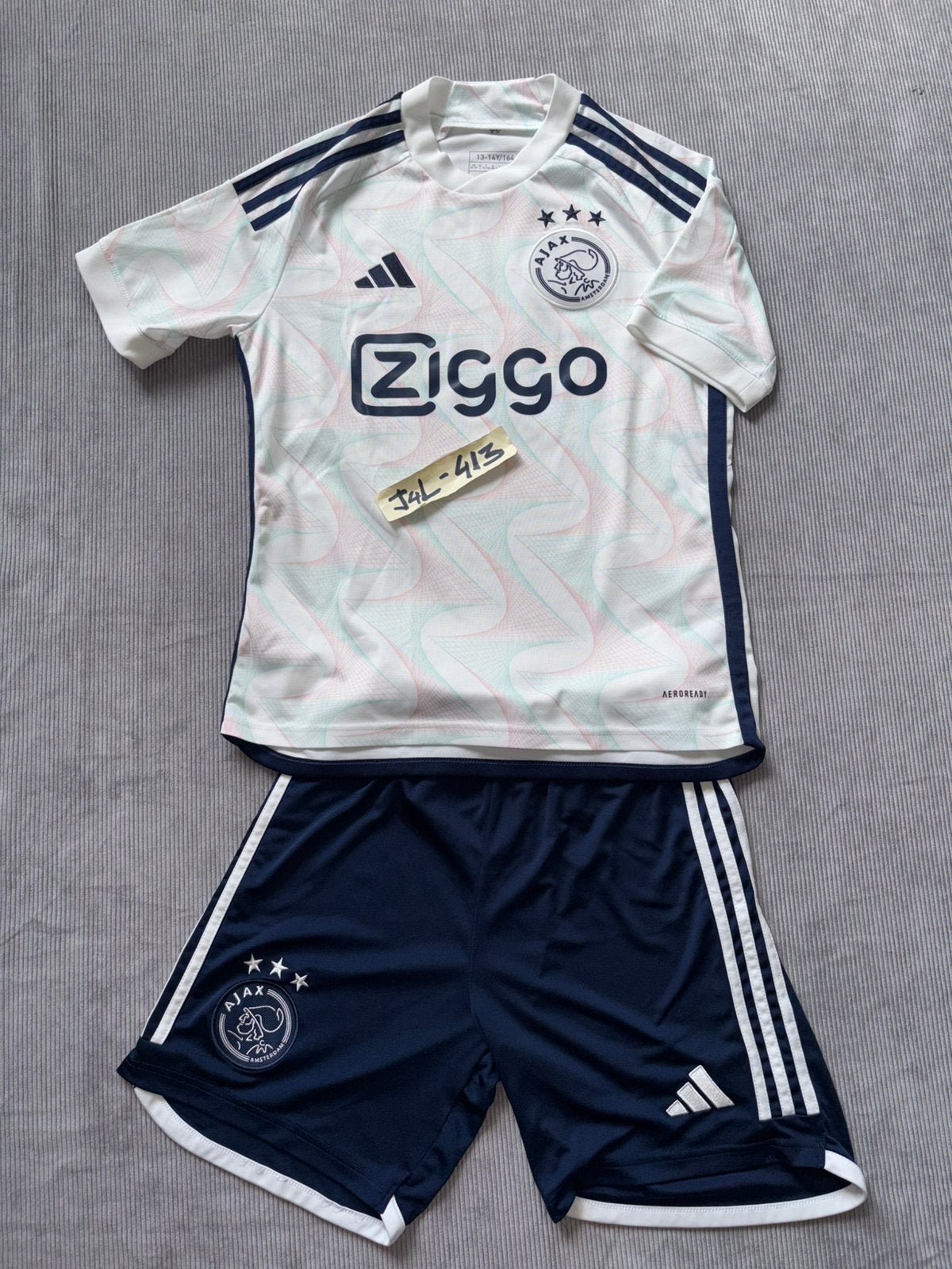 Origineel ajax tenue shirt broek, 22/23 3de , afca fside TDK, Maat XS of kleiner, Verzenden, Zo goed als nieuw, Shirt