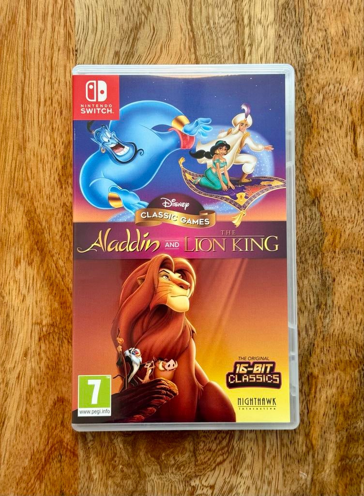 Disney Classic Games: Aladdin en The Lion King (Switch), 1 speler, Ophalen of Verzenden, Zo goed als nieuw, Platform