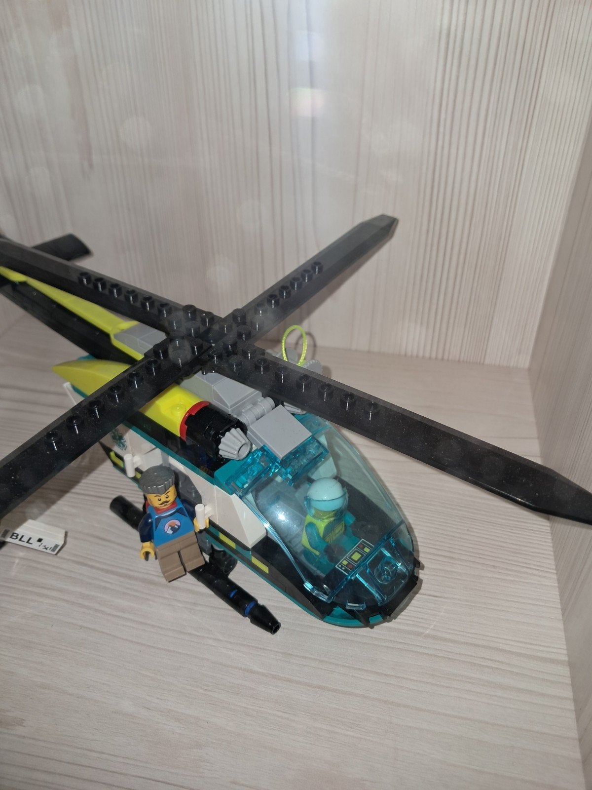 Lego Helicopter met 2 Minifiguren - Zo goed als nieuw, Inclusief minifiguren, Lego, Ophalen of Verzenden, Zo goed als nieuw