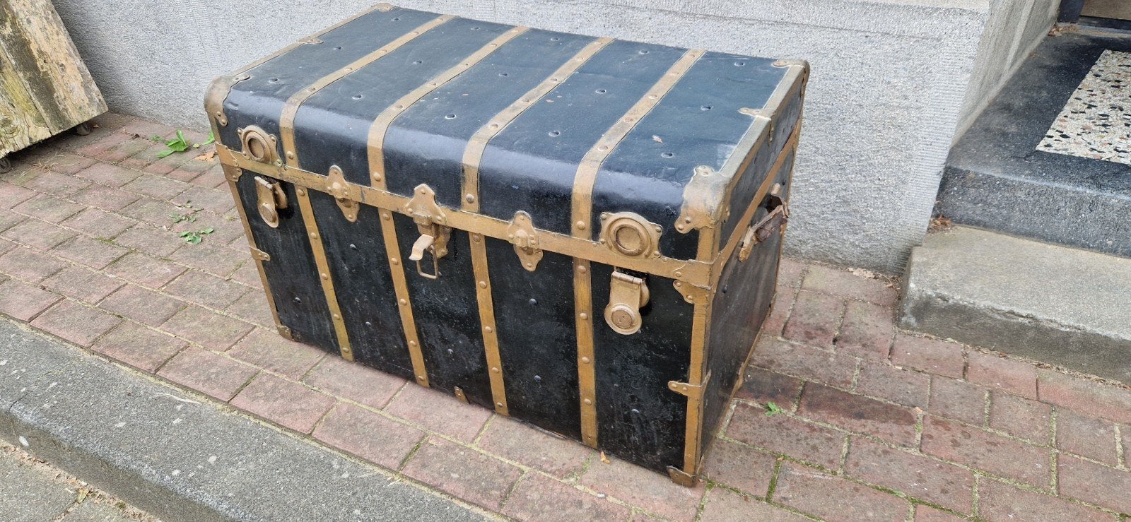 Vintage hutkoffer, Huis en Inrichting, Ophalen, 50 – 75, Gebruikt, 50 tot 100 cm