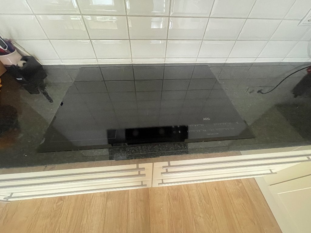 Inbouw AEG inductiekookplaat, Ophalen, Gebruikt, 4 kookzones, Inbouw