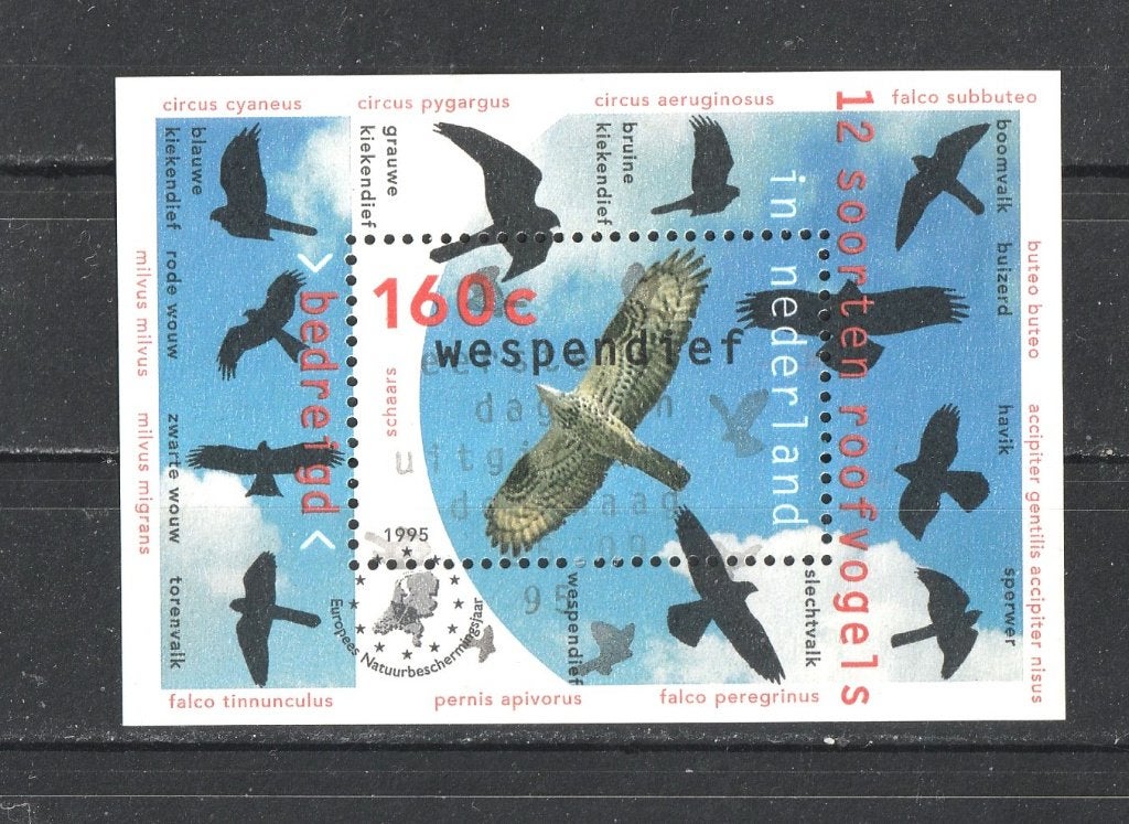 10 M --Blok 1652 Wespendief 1995, Ophalen of Verzenden, Na 1940, Gestempeld