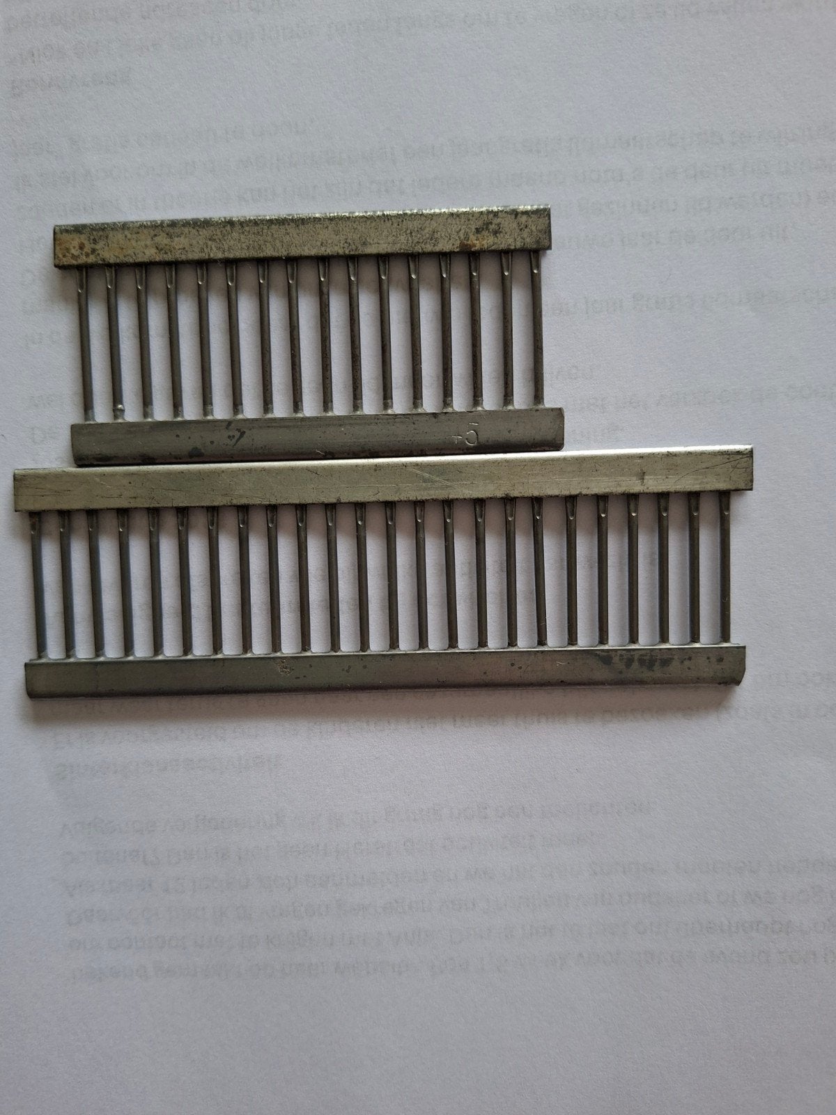 Sokkenkammen voor Brother breimachines, Hobby en Vrije tijd, Breien en Haken, Ophalen of Verzenden, Gebruikt, Breien, Machine