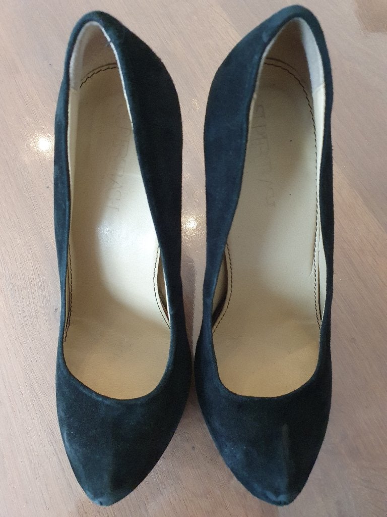 Plateau stiletto's, Supertrash, Verzenden, Zwart, Schoenen met hoge hakken