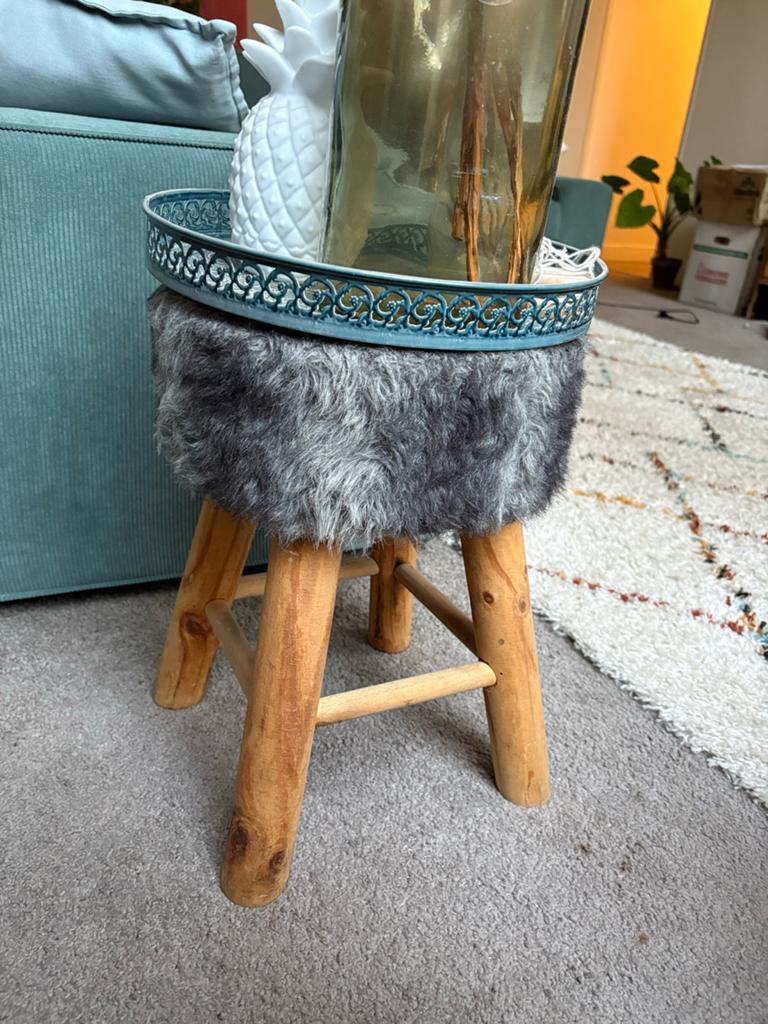 Leuke poef/krukje, Ophalen of Verzenden, Gebruikt, Hout