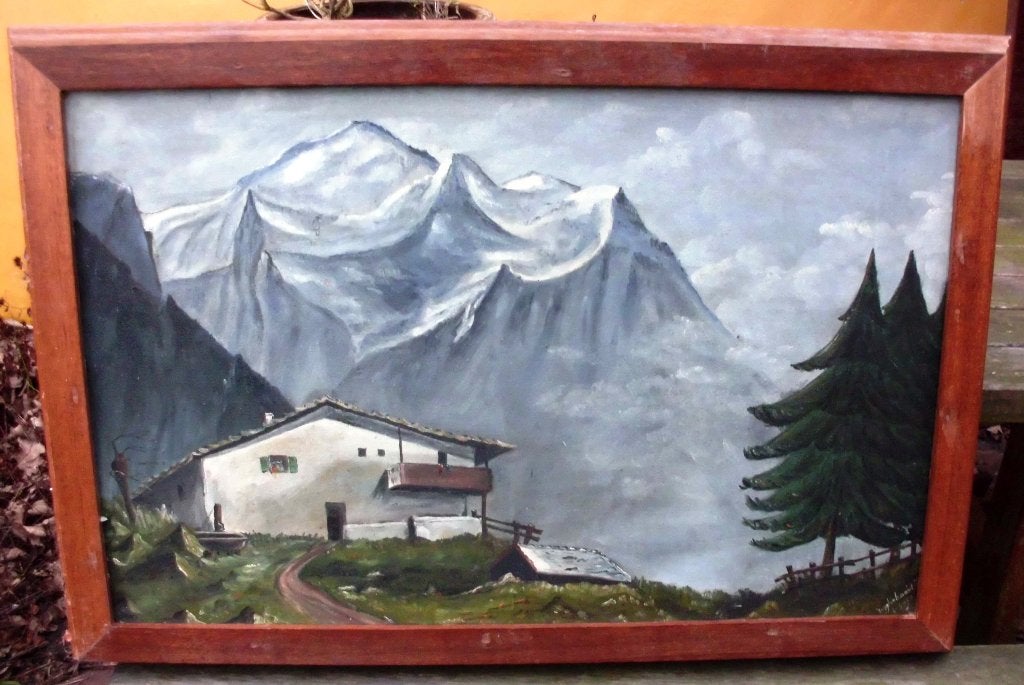 Huyghebaert  Belgié  schilder ., Antiek en Kunst, Kunst | Schilderijen | Klassiek, Ophalen, Doek, Landschap, Olieverf
