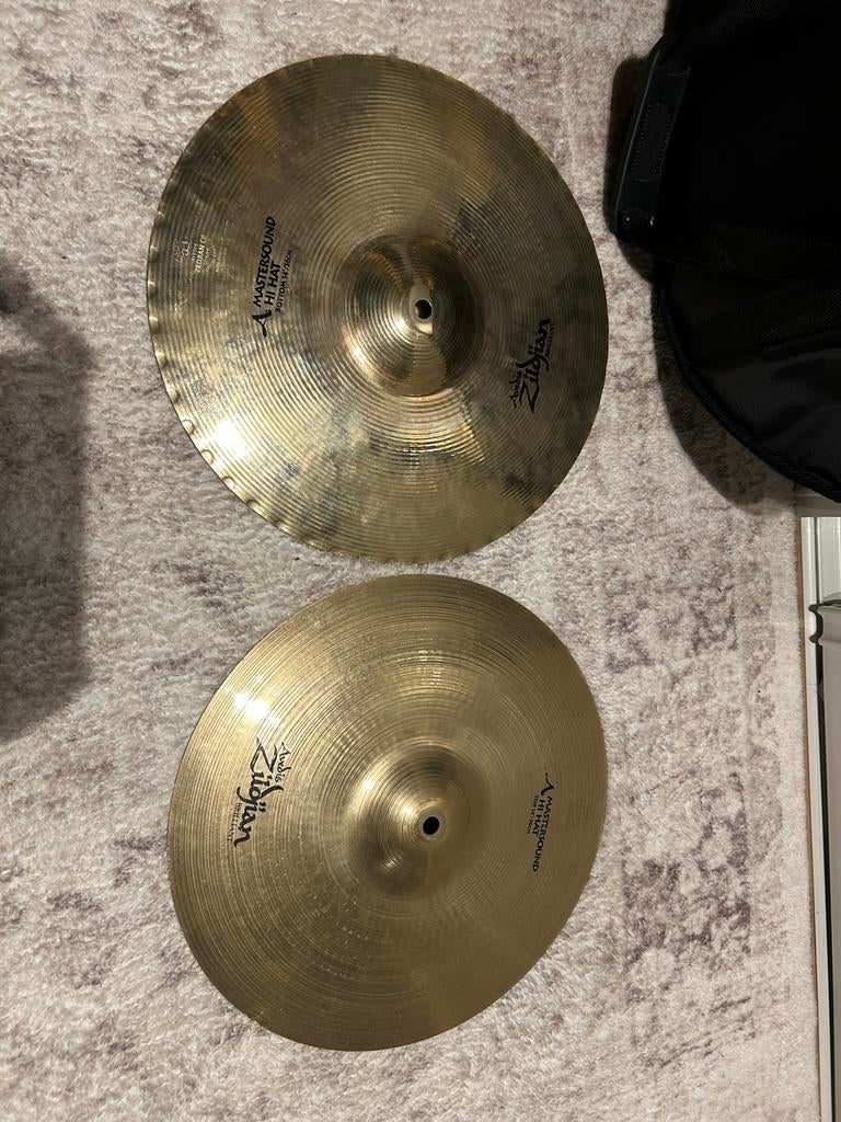 Zildjian A Mastersound Hihat 14 inch, Ophalen of Verzenden, Gebruikt, Overige merken